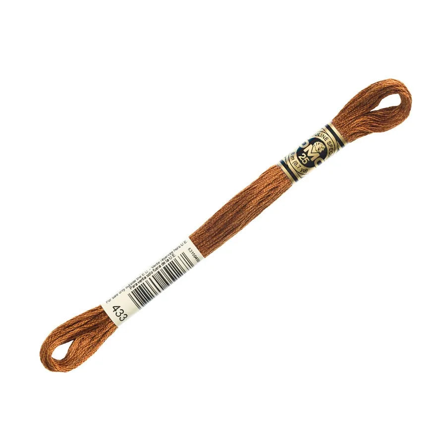 DMC 433- 6 Strand Embroidery Floss