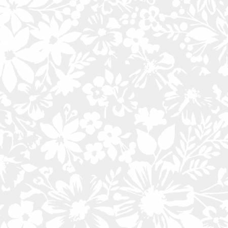 Etchings White - Studio Cottons by Fabric Traditions- Fabric Off the Bolt