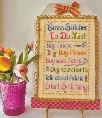 Cross Stitch To Do List - Pickle Barrel Designs