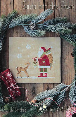 Santa and the Fawn - Madame Chantilly