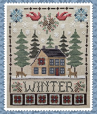 Winter Saltbox – Waxing Moon Designs