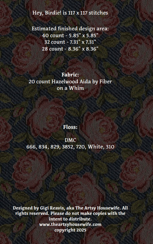 Hey Birdie! - The Artsy Housewife