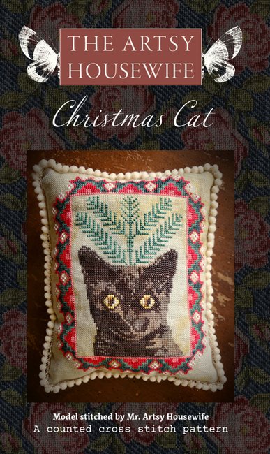 Christmas Cat - Artsy Housewife