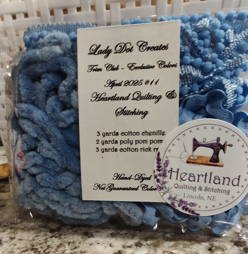 Lady Dot Trim - Colors Exclusive to Heartland Quilting & Stitching