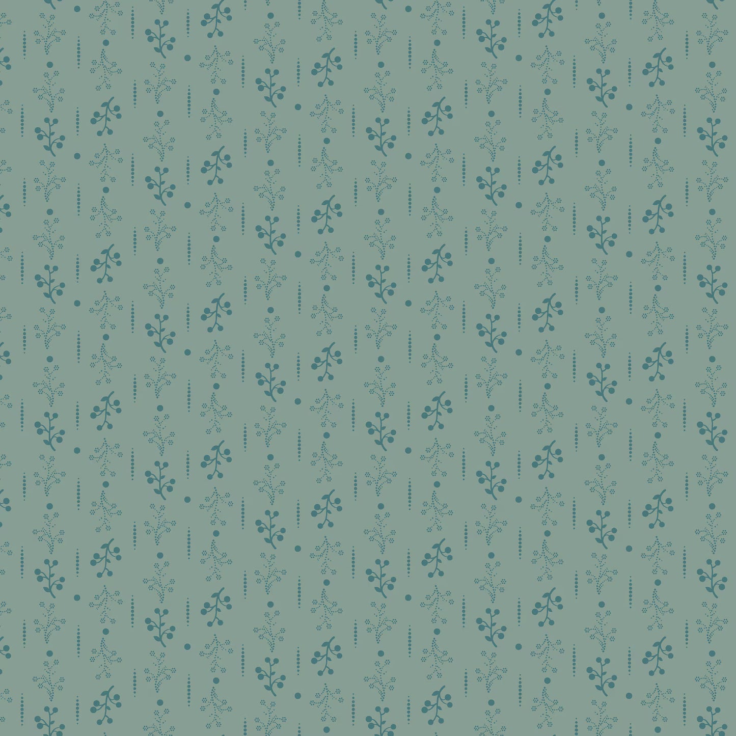 Hearthstone-Sew'N Wild Oaks for Marcus Fabrics-Aqua- Fabric Off the Bolt