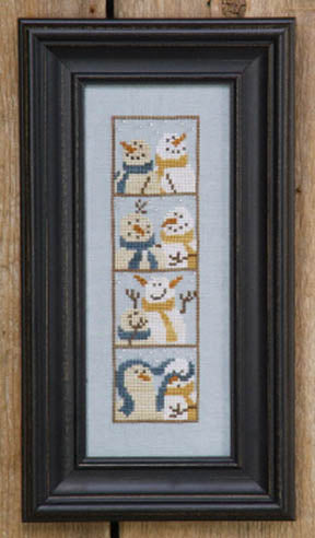Snowmen Photobooth – PAPER Pattern and Kit – Bent Creek