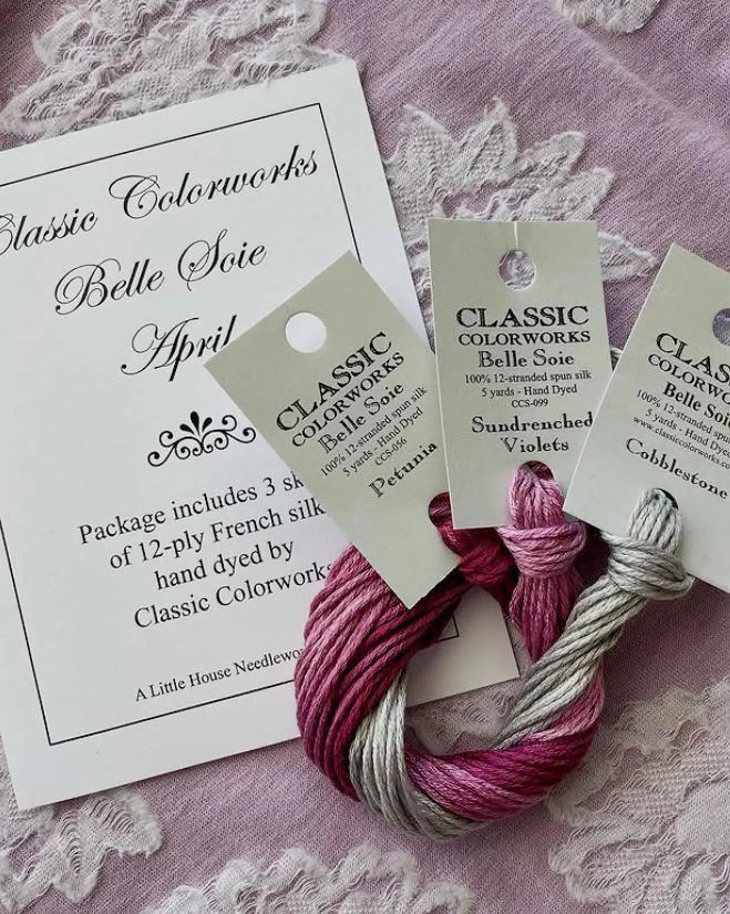 Belle Soie April Silk Floss Pack by Classic Colorworks
