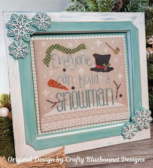 Everyone Can Build a Snowman - Crafty Bluebonnet Designs