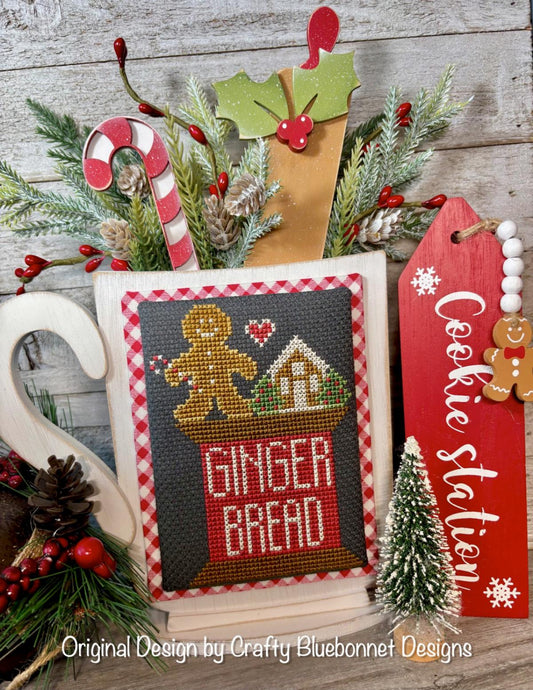 Gingerbread Spool - Crafty Bluebonnet Designs