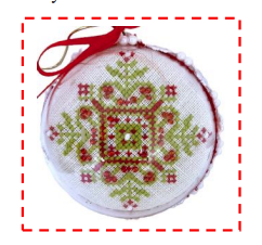 Christmas Flower Kit by Praiseworthy Stitches (Limited Edition Kit)