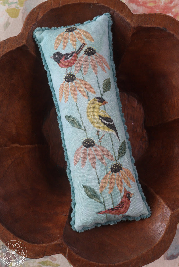 Valdani Floss Pack for Coneflower Chorus - The Blue Flower