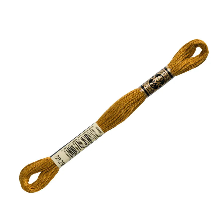 DMC 3829 - 6 Strand Embroidery Floss