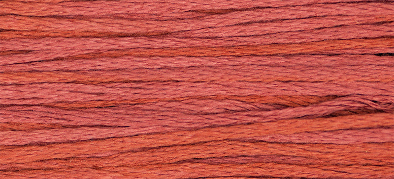 Red Rocks #2240 by Weeks Dye Works- 5 yds Hand-Dyed, 6 Strand 100% Cotton Cross Stitch Embroidery Floss