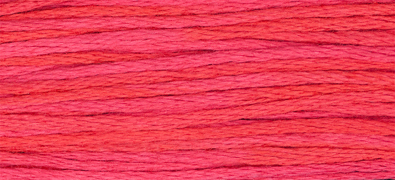 Watermelon Punch #2262 by Weeks Dye Works- 5 yds Hand-Dyed, 6 Strand 100% Cotton Cross Stitch Embroidery Floss