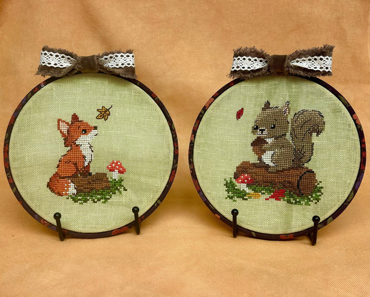 Pre-Order - Li'l Critters: Li'l Fox and Li'l Squirrel by The Stitchin' Kitten Designs