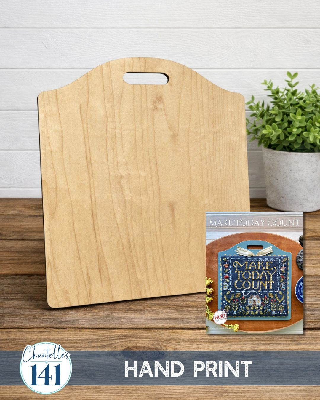 The Hand Print Board- Chantelle's 141 - Please Read Description Below!