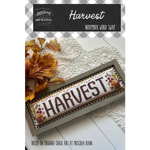 Harvest - November Word Swap - Stitching With the Housewives