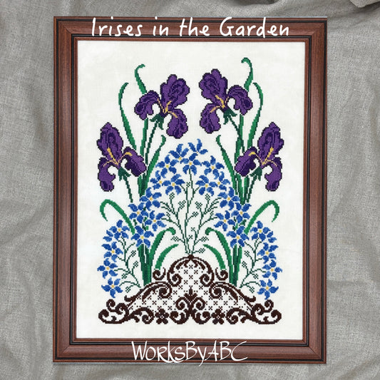 Irises in the Garden- Works by ABC
