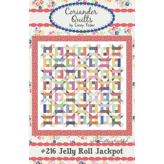 Jelly Roll Jackpot Pattern by Coriander Quilts