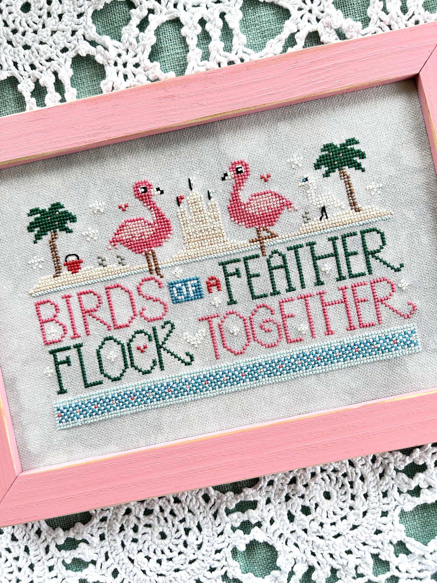 32 Count Lugana - Mojito Smoothie - Grace Notes Fabrics