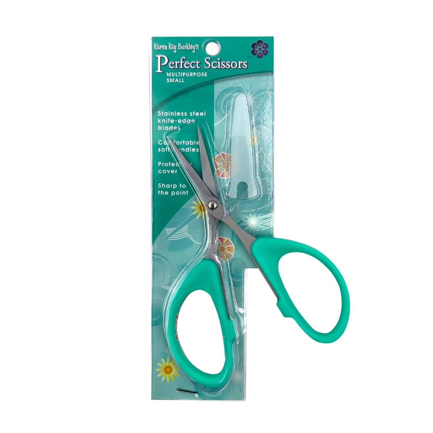Perfect Scissors Teal 4-3/16in Small - Karen K. Buckley