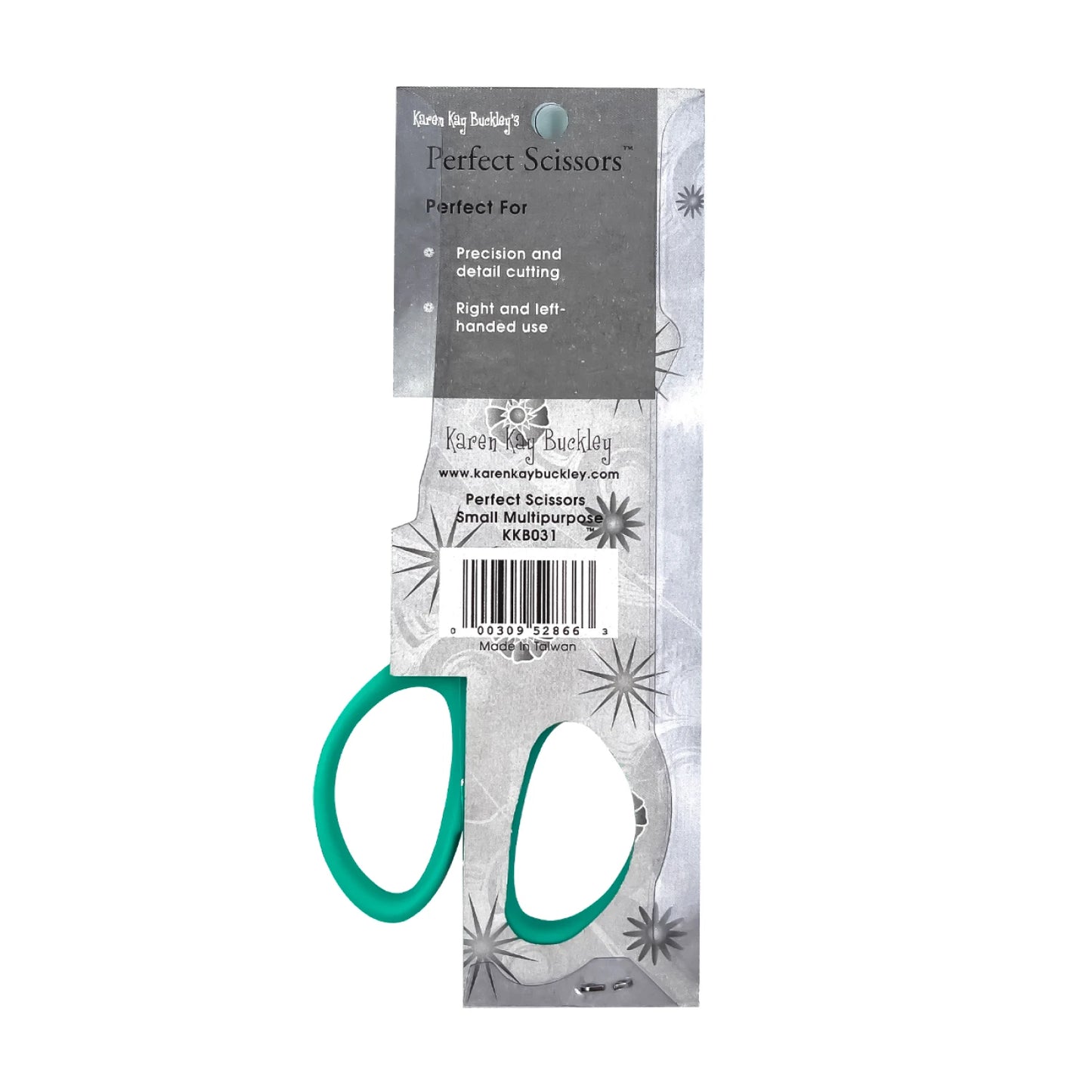 Perfect Scissors Teal 4-3/16in Small - Karen K. Buckley