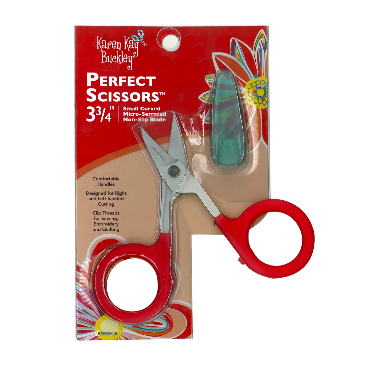 Perfect Scissors Red 3-3/4in Small - Karen K. Buckley