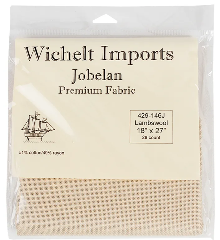 32ct Lambswool Jobelan (Evenweave) by Wichelt