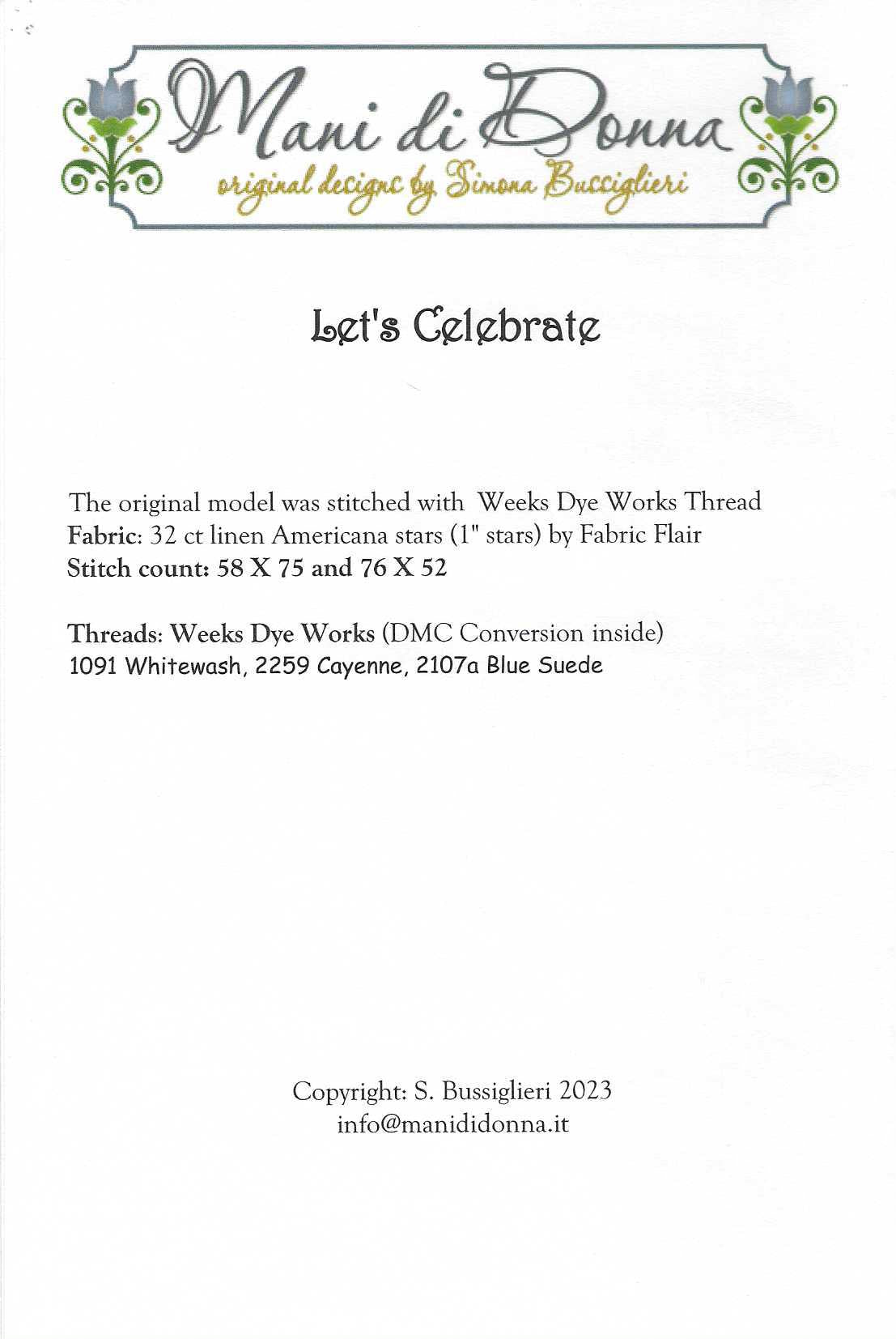 Let's Celebrate by Mani di Donna