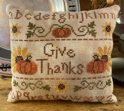 Give Thanks Sampler  Pillow - Mani di Donna