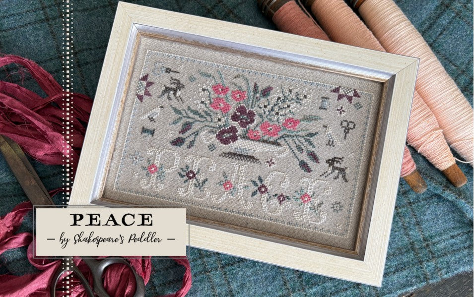 Floss Pack for the pattern "PEACE" by Shakespeares Peddler - FLOSS ONLY PATTERN SOLD SEPARATELY