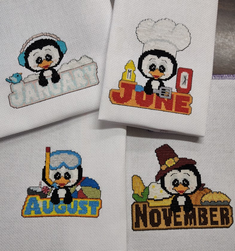 Monthly Penguin on Wood Blanks Club - Registration Fee