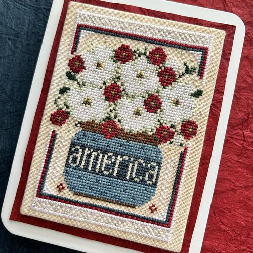 Patriotic Petunias- Sweet Wing Studio-Paper Pattern