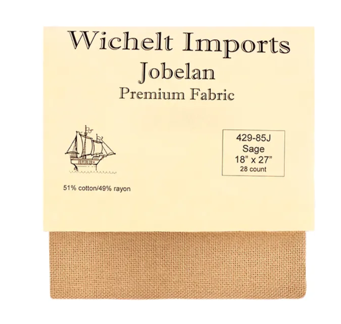 28ct Sage/Summer Khaki Jobelan by Wichelt