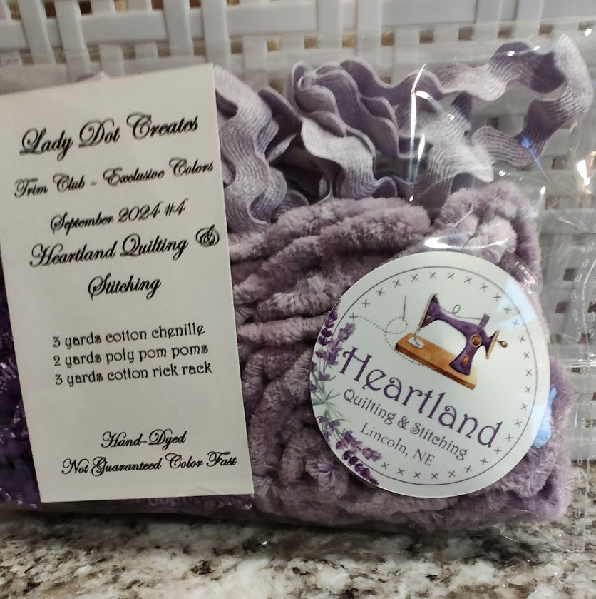 Lady Dot Trim - Colors Exclusive to Heartland Quilting & Stitching