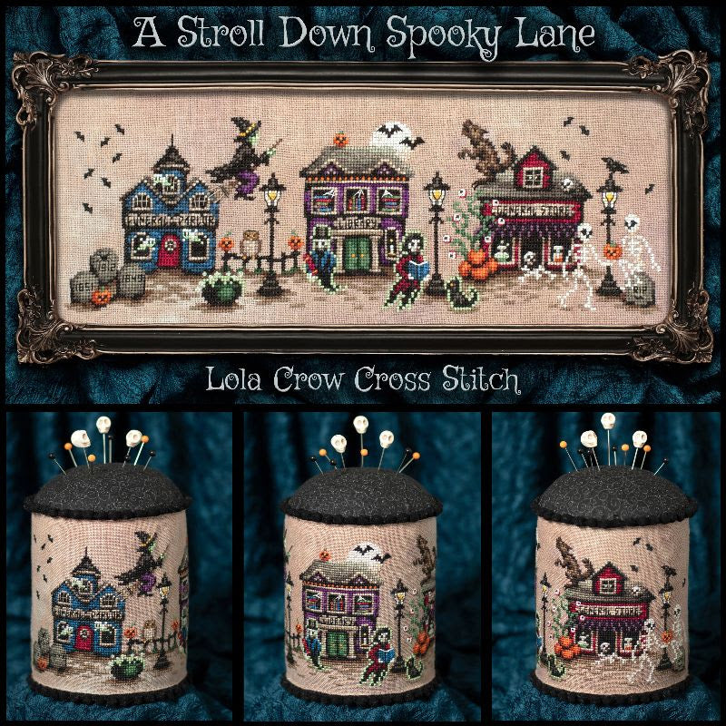 Pre-Order - A Stroll Down Spooky Lane - Lola Crow Cross Stitch