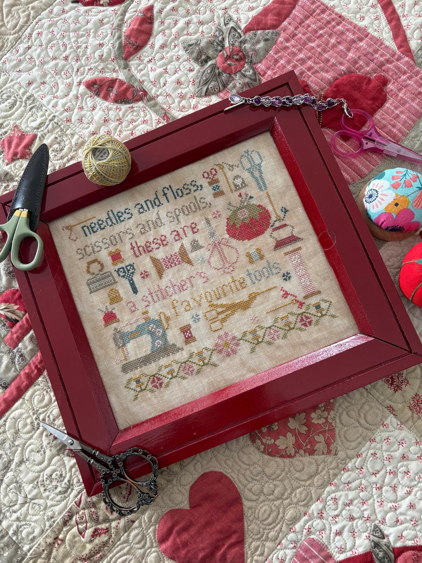 A Stitcher's Tool - Pansy Patch