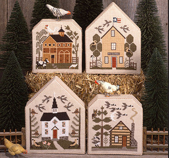A Prairie Village II- The Prairie Schooler - Cross Stitch Pattern