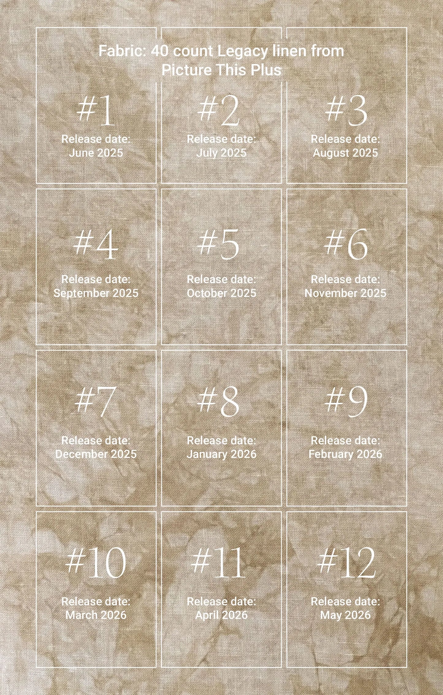 Auto Ship (Paper Patterns) Program Registration- A Year in the Woods II Series- Cottage Garden Samplings - This is a shippable paper pattern, NOT A PDF!!