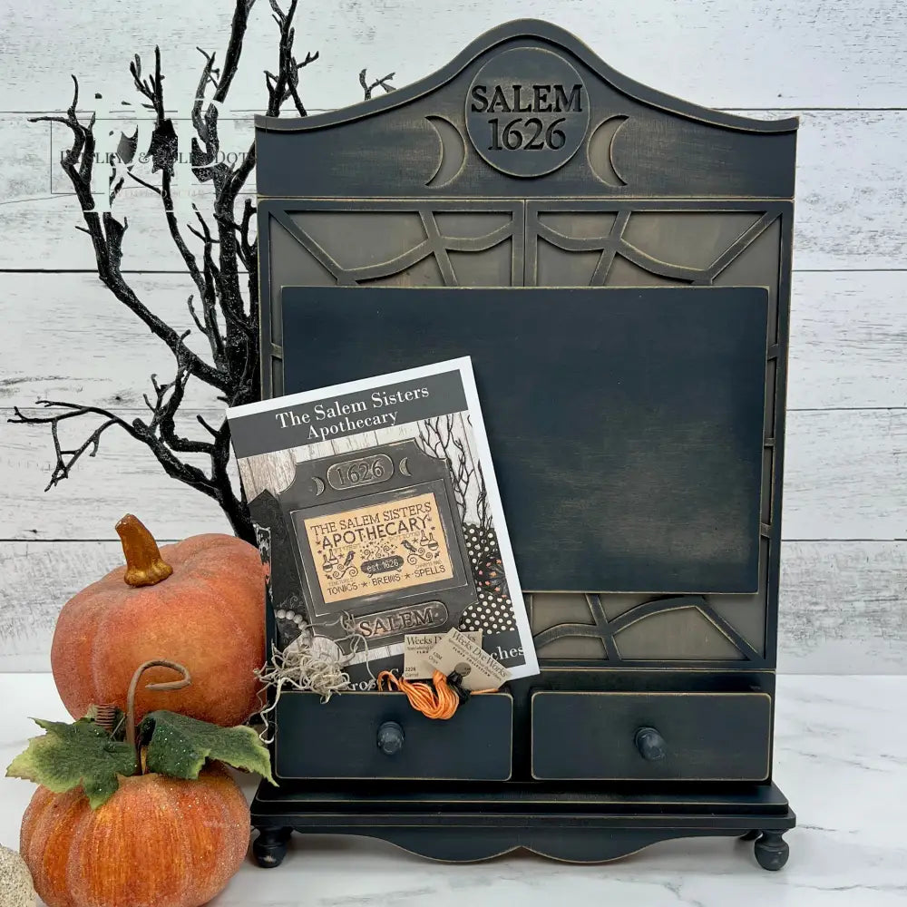Apothecary Cabinet - Unfinished Wood Display by Paisleys and Polka Dots