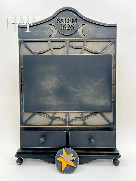 Apothecary Cabinet - Unfinished Wood Display by Paisleys and Polka Dots