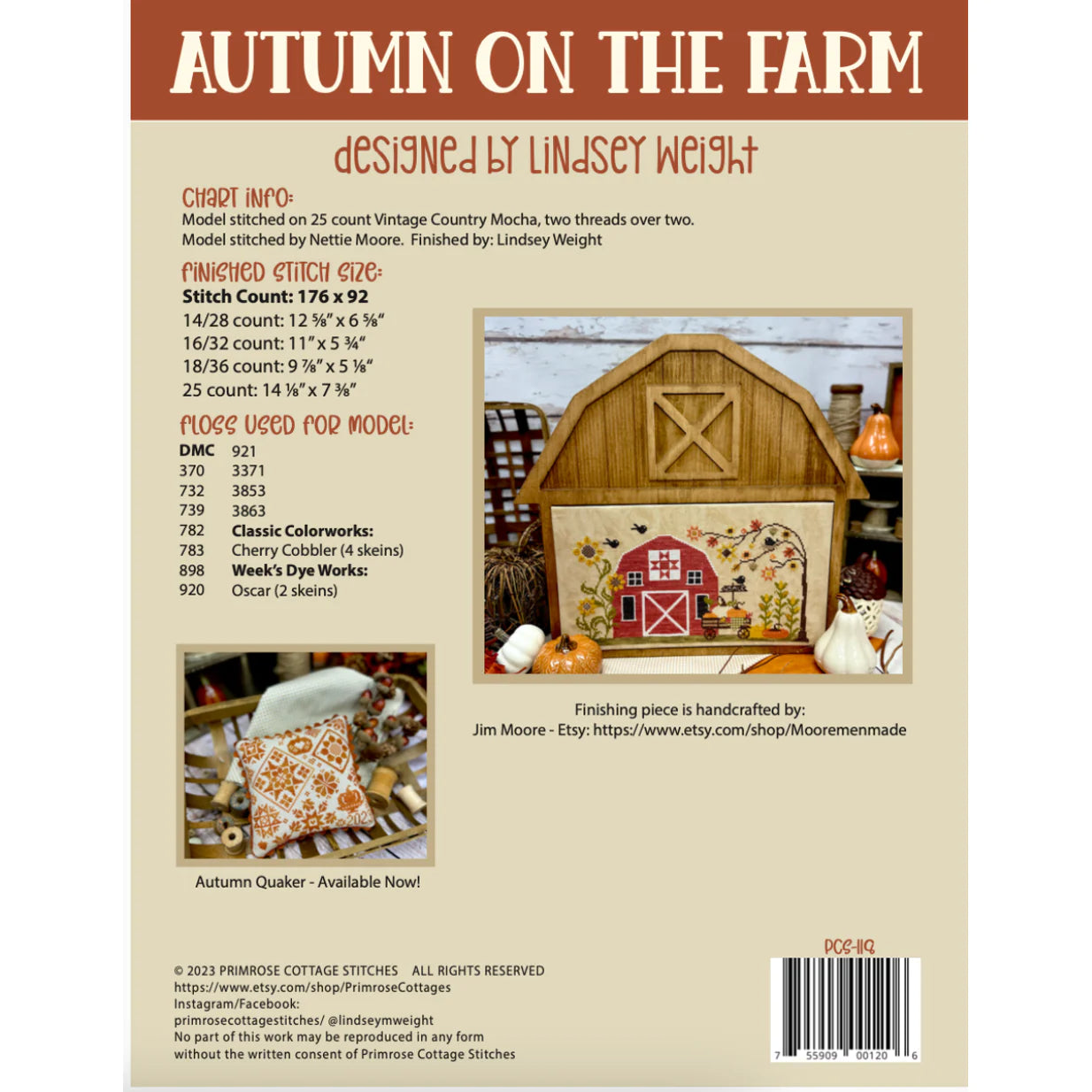 Autumn on the Farm - Primrose Cottage Stitches
