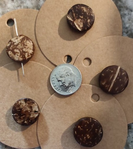 Needleminder- Brown-Round w/needle hole
