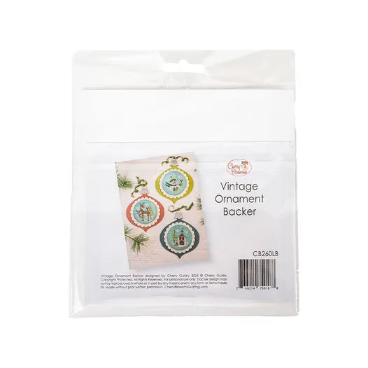 Vintage Ornament Backer - Cherry Blossoms