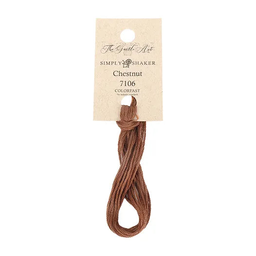 Chestnut Simply Shaker Threads by The Gentle Art