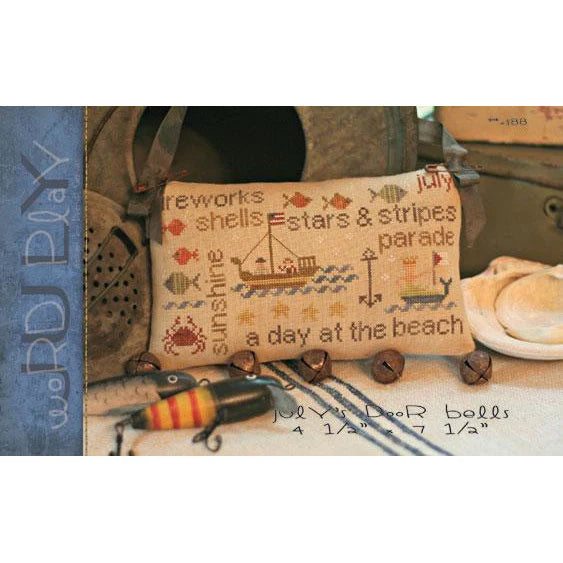 Word Play ~ July - With Thy Needle & Thread - Brenda Gervais - Cross Stitch Pattern