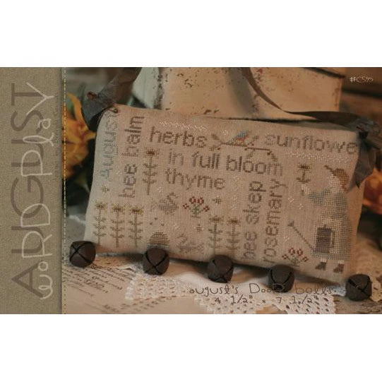 Word Play ~ August - With Thy Needle & Thread - Brenda Gervais - Cross Stitch Pattern