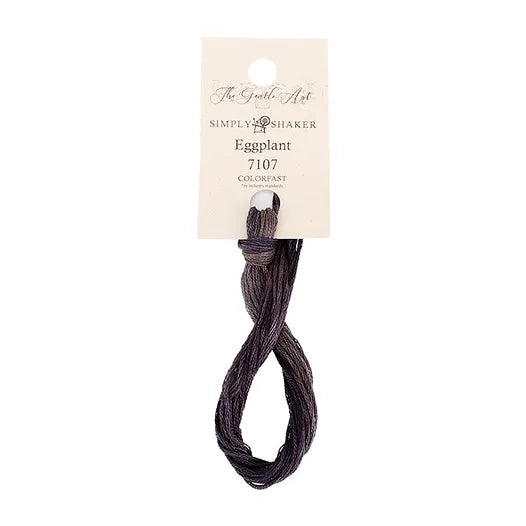 Eggplant Simply Shaker Threads by The Gentle Art