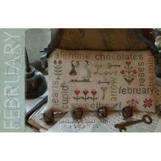 Word Play ~ February - With Thy Needle & Thread - Brenda Gervais - Cross Stitch Pattern