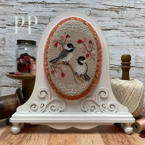 Fleur Oval Display Board - Unfinished Wood Display by Paisleys and Polka Dots